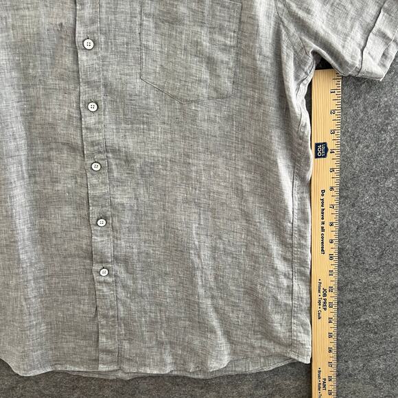 Rodd & Gunn Sports Fit Mens Short Sleeve Linen Button Up Shirt | Size: XL - Picture 4 of 7